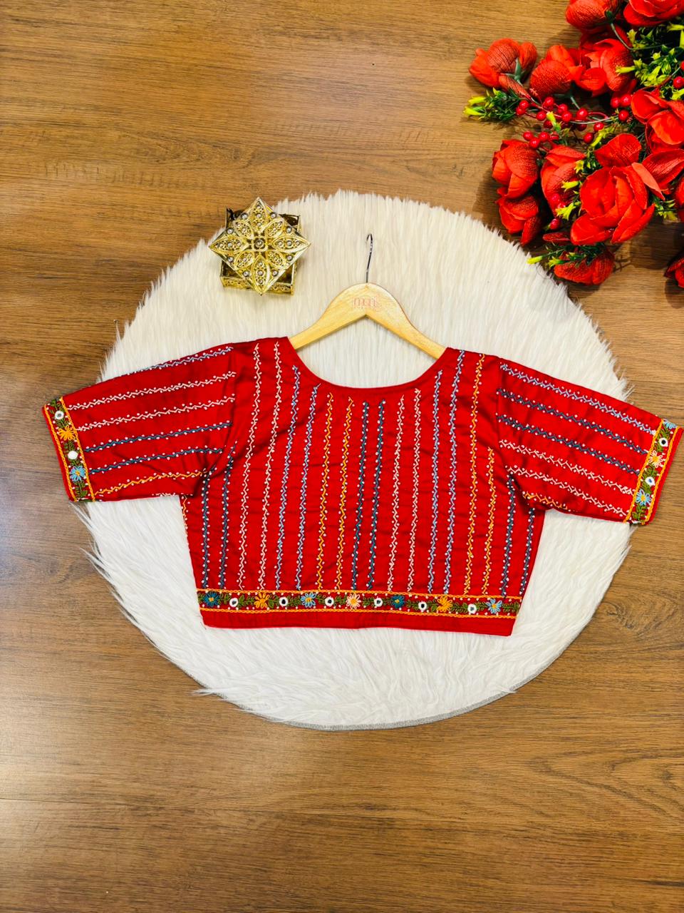 Bhumi-Multicolor Handwork Blouse