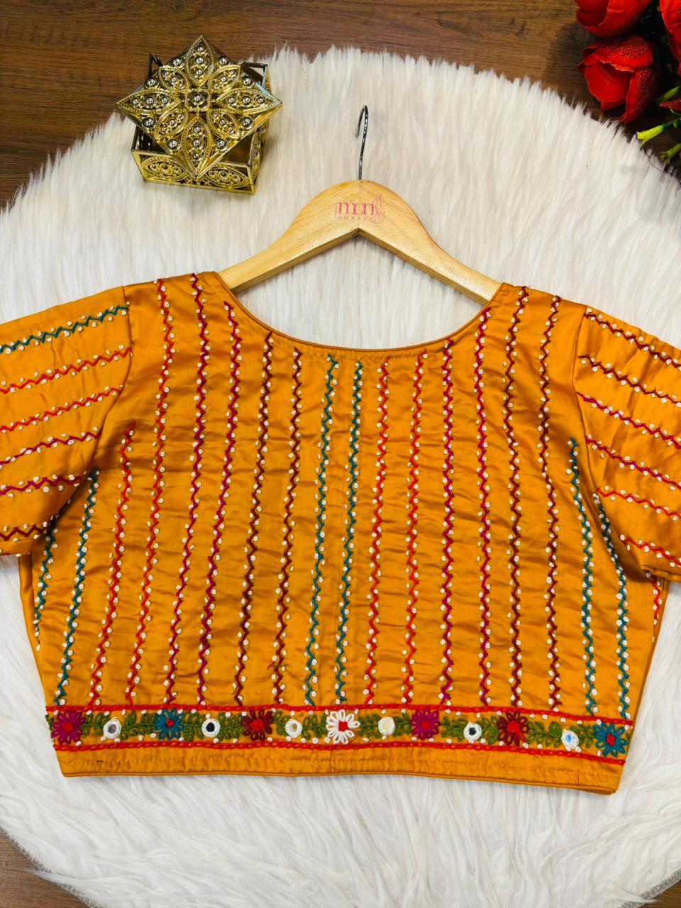 Bhumi-Multicolor Handwork Blouse