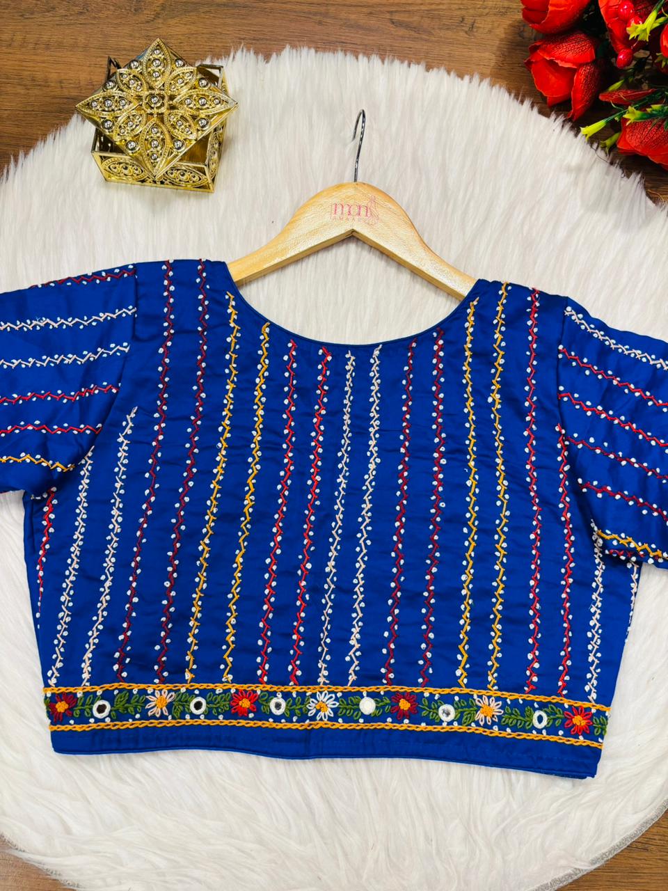 Bhumi-Multicolor Handwork Blouse