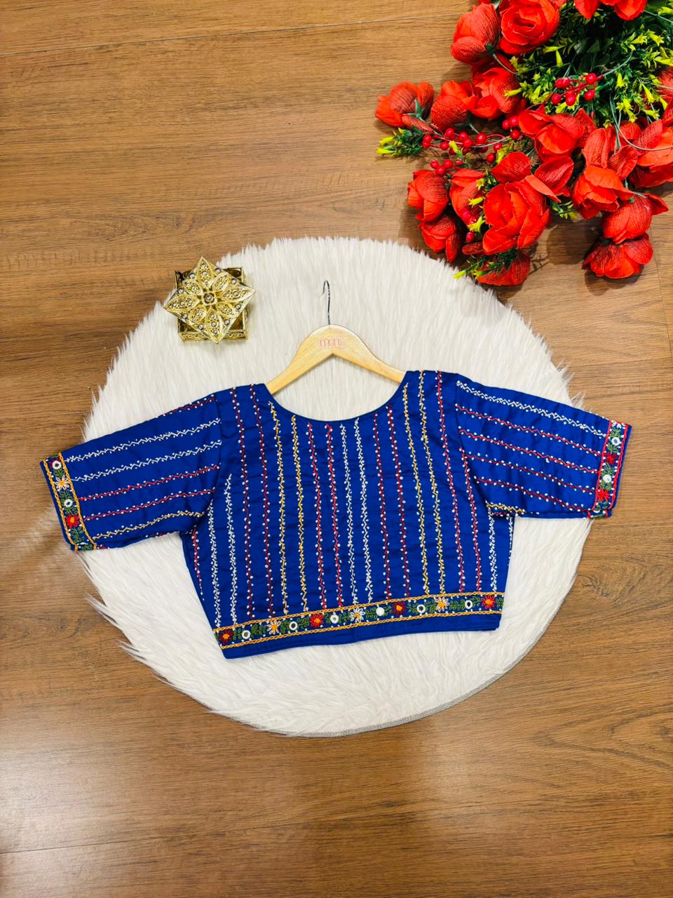 Bhumi-Multicolor Handwork Blouse
