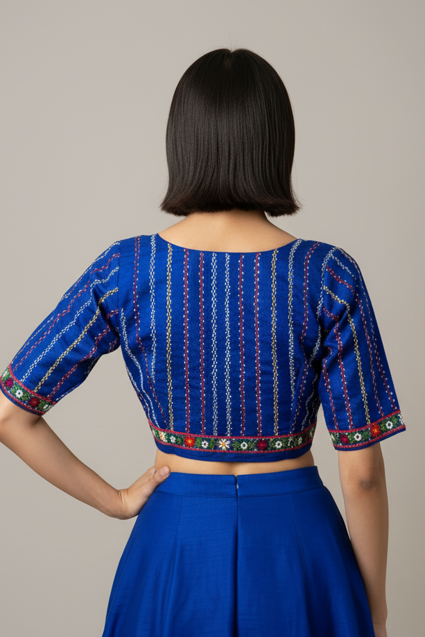Bhumi-Multicolor Handwork Blouse