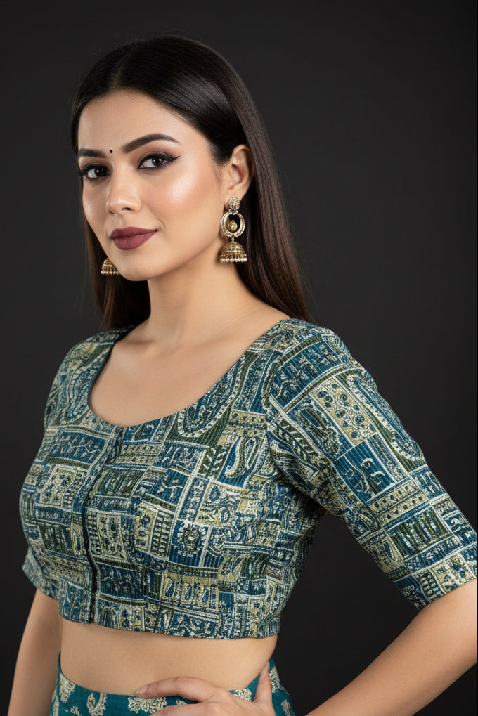 Flexi Dream -Smoky Stretchable Blouse