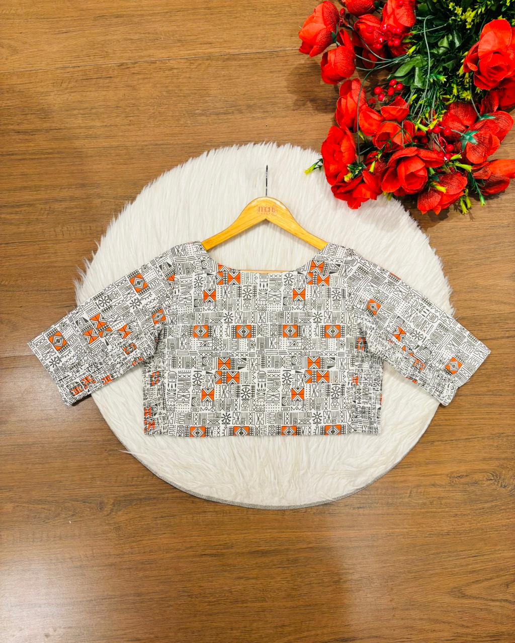 Flexi Dream -Smoky Stretchable Blouse