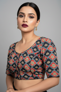 Live Everyday - Printed Cotton Designer Blouse
