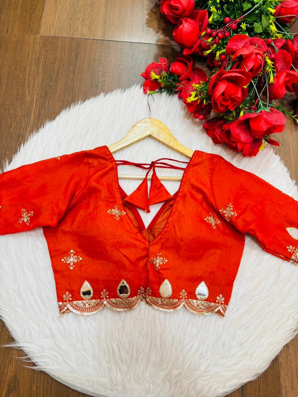 Standing Out - Fendy V Neck  Silk Blouse