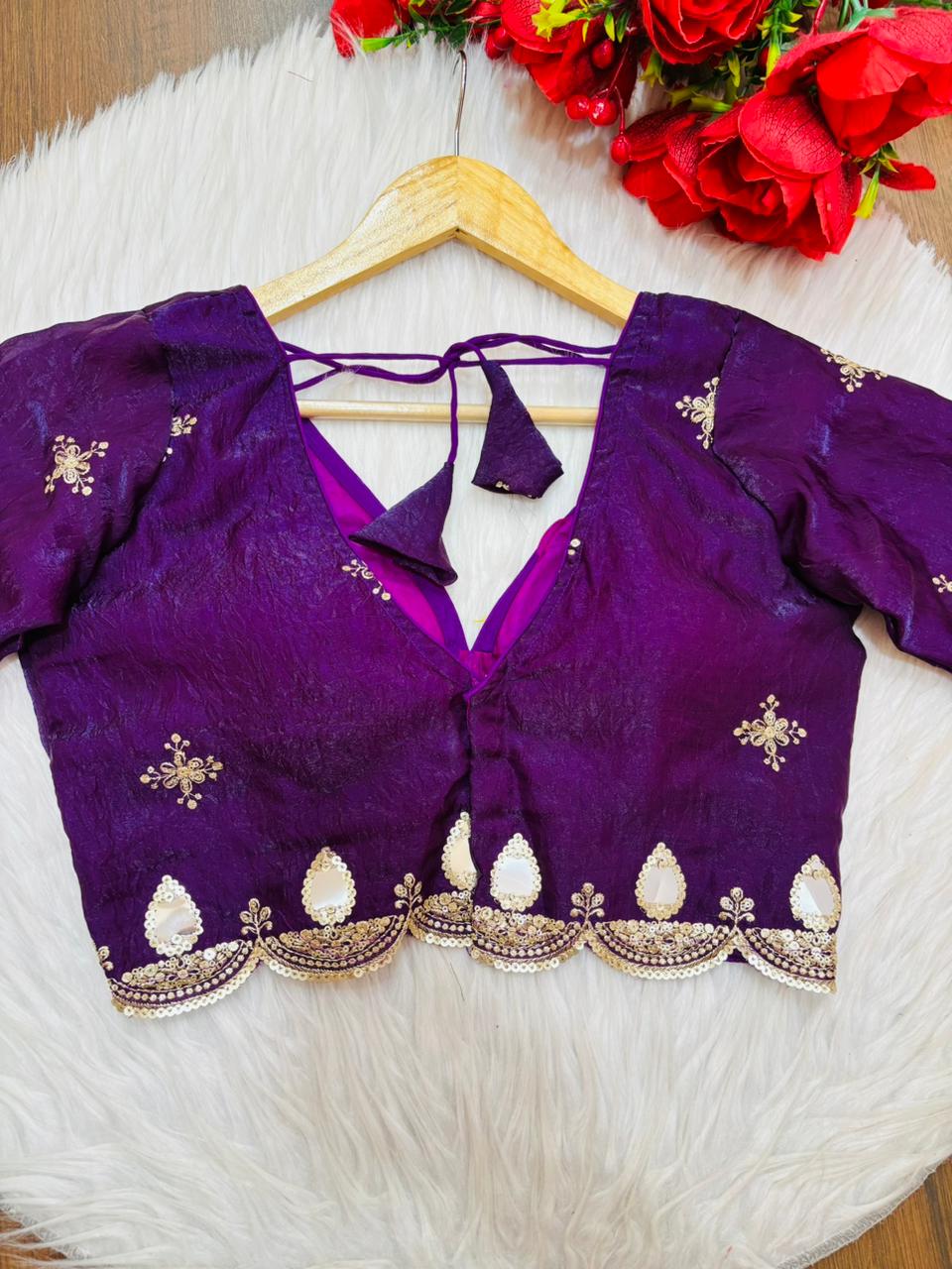 Standing Out - Fendy V Neck Silk Blouse