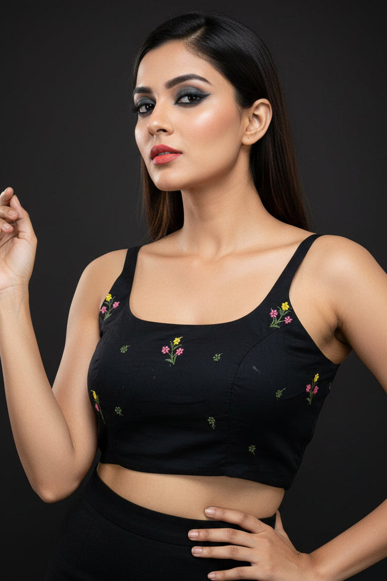 Steady Ideas- Embroidered Blouse