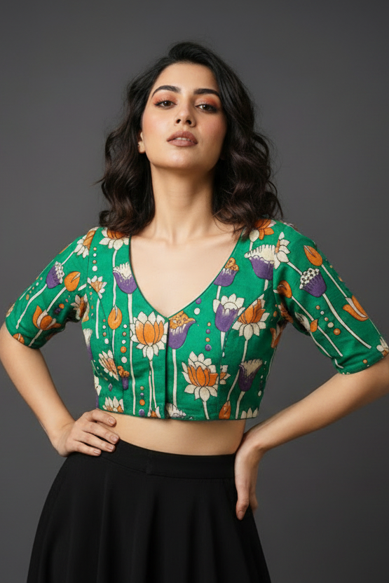 kalamkari Deals-Designer Blouse