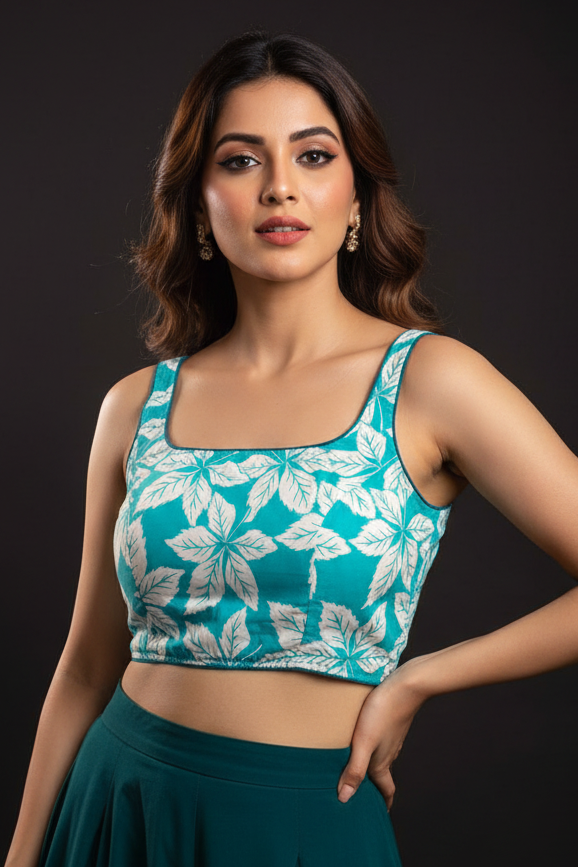 Unleash Your Elegance Printed Cotton Blouse