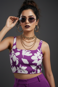 Unleash Your Elegance Printed Cotton Blouse