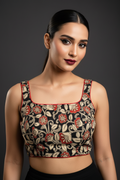 Pop Fusion kalamkari-Designer Blouse