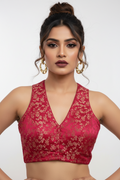 Swarna Pushpa Katan Banarasi Silk Designer Blouse