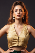 Swarna Pushpa Katan Banarasi Silk Designer Blouse