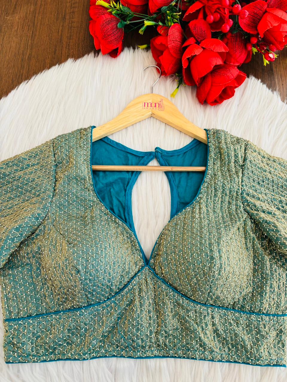 Let The party Begin-Designer Fendy Silk Blouse