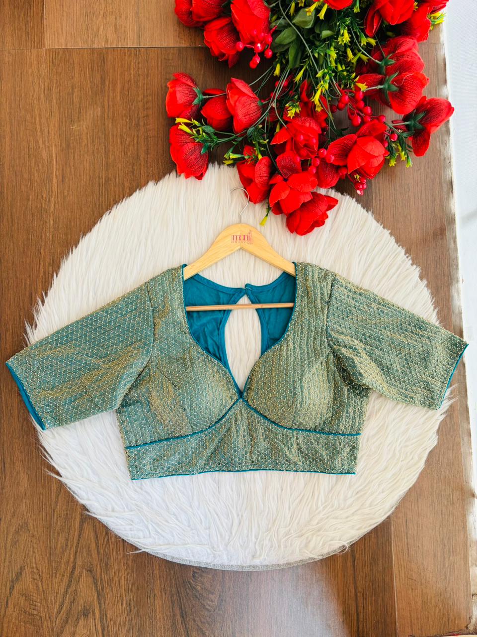 Let The party Begin-Designer Fendy Silk Blouse