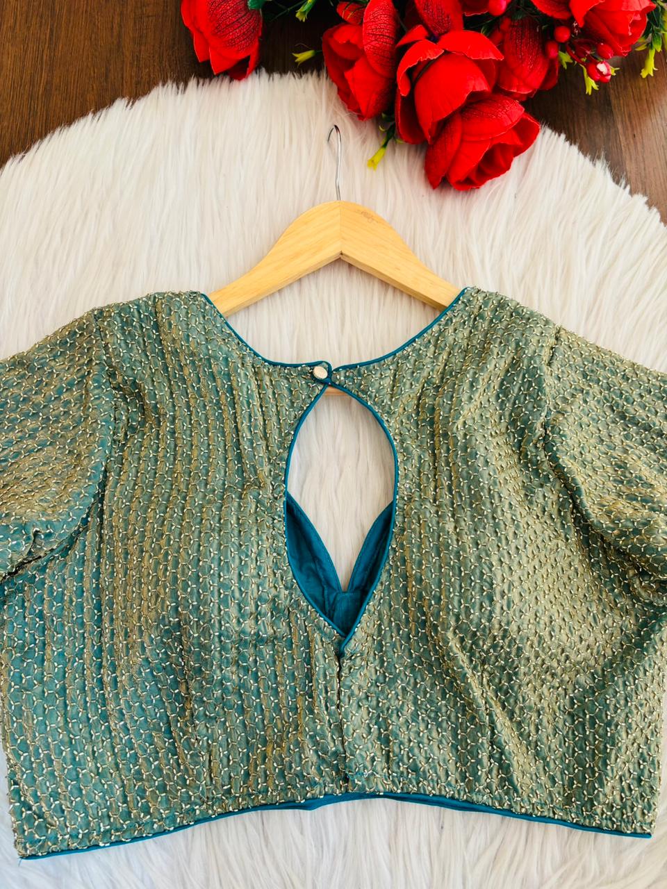 Let The party Begin-Designer Fendy Silk Blouse