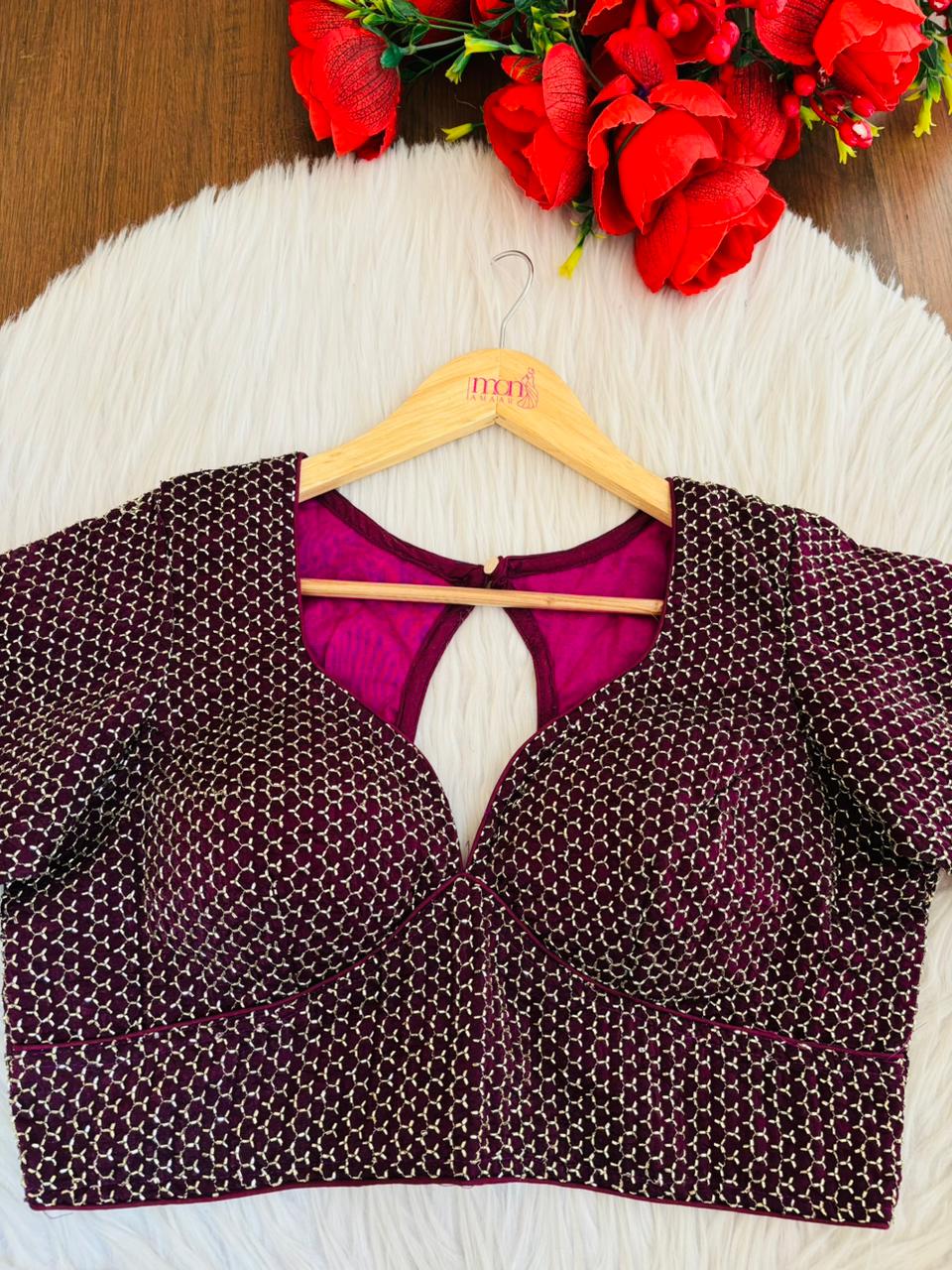 Let The party Begin-Designer Fendy Silk Blouse