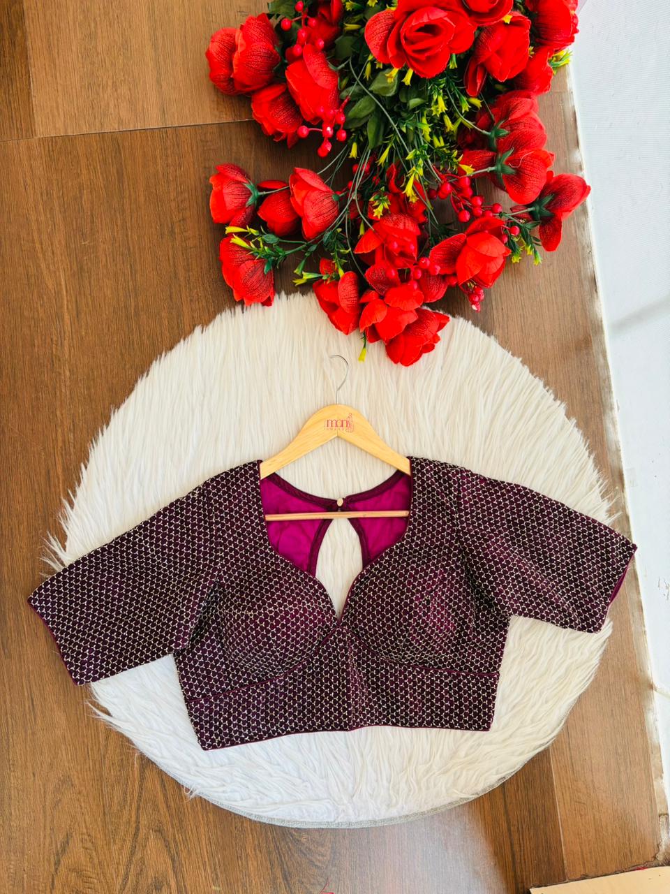 Let The party Begin-Designer Fendy Silk Blouse