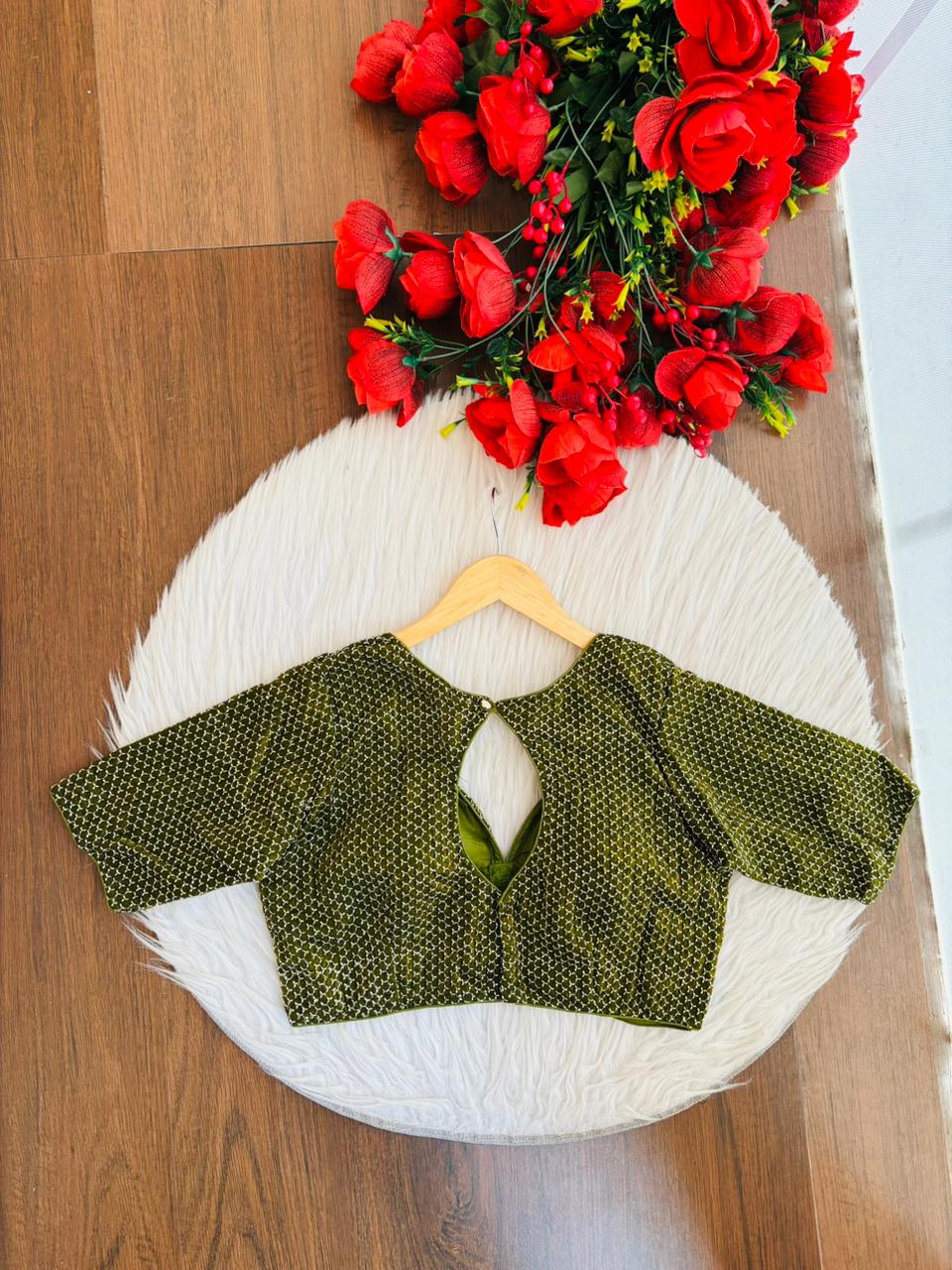 Let The party Begin-Designer Fendy Silk Blouse