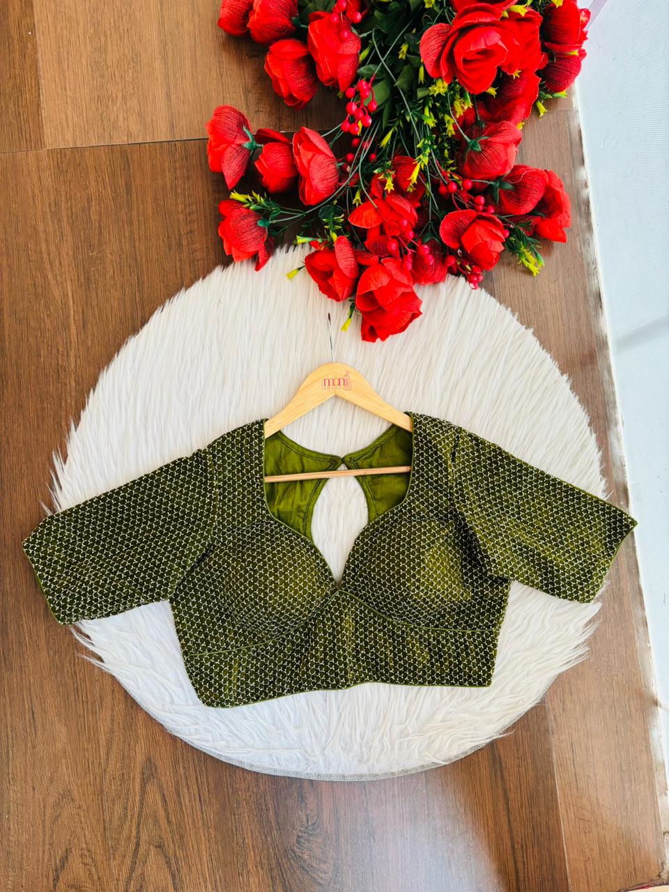 Let The party Begin-Designer Fendy Silk Blouse
