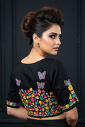 Graceful Wings Hand Stich Blouse