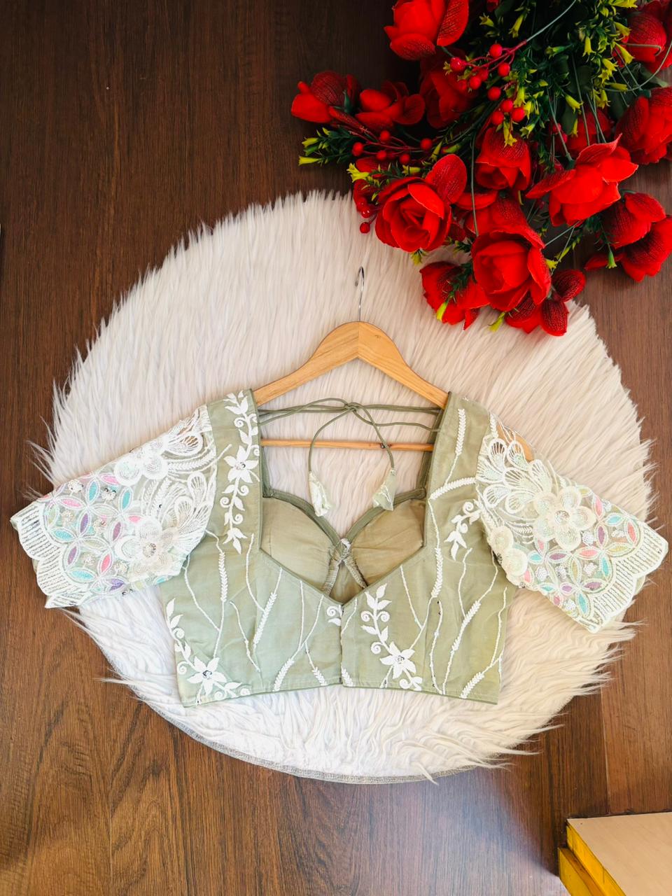 Too Perfect Designer Net Blouse