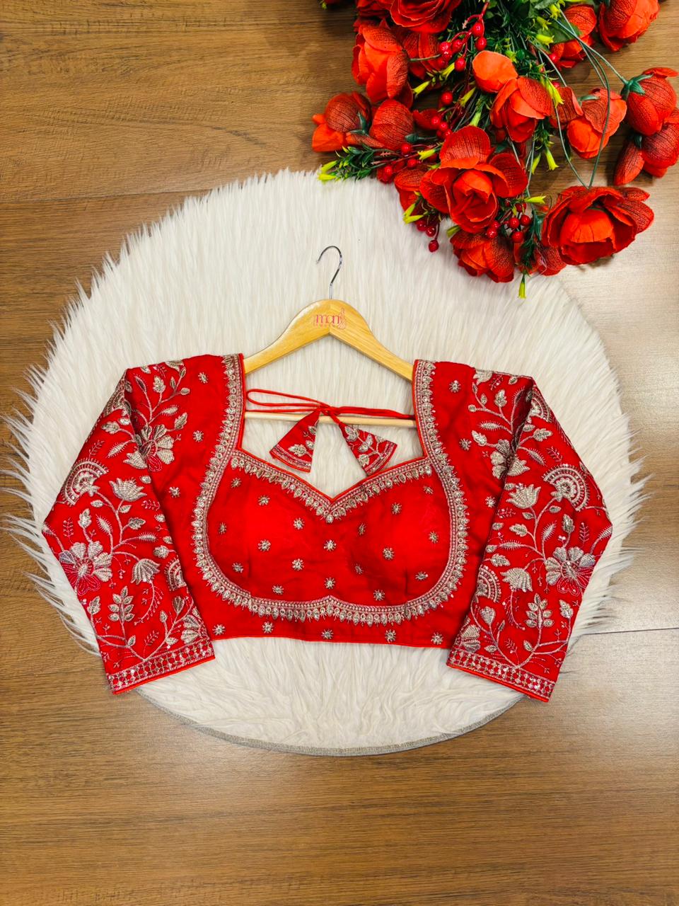 Queen Drapes Francy Slik Blouse