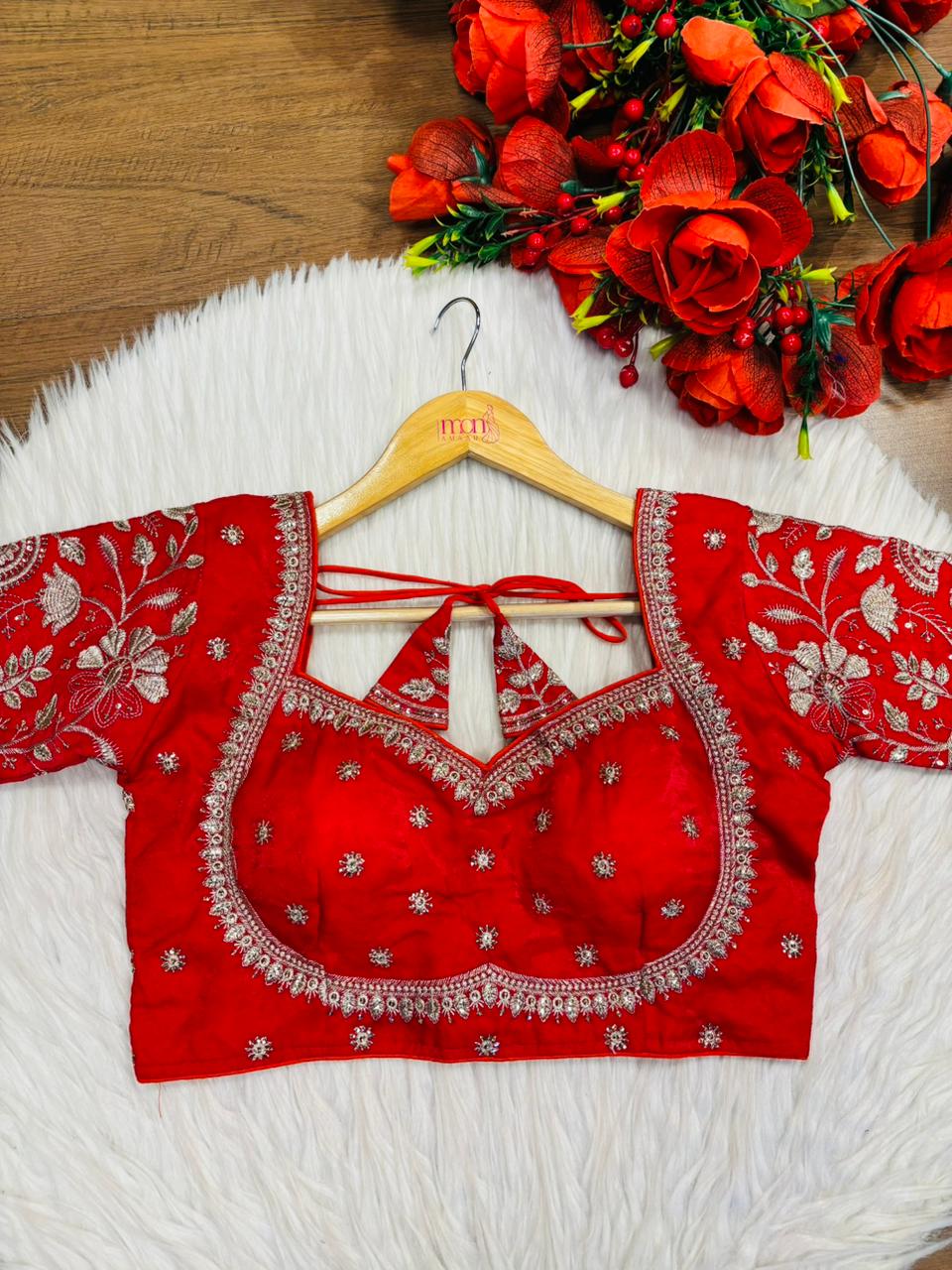 Queen Drapes Francy Slik Blouse