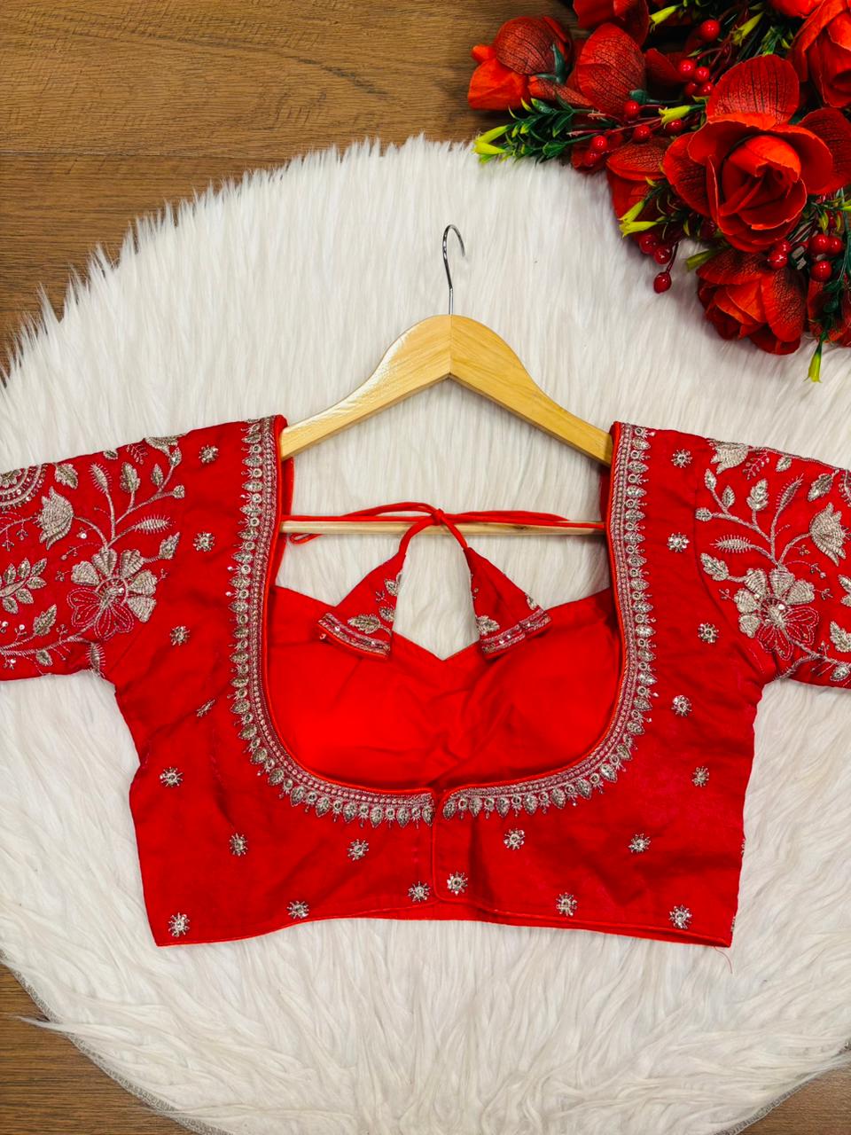 Queen Drapes Francy Slik Blouse