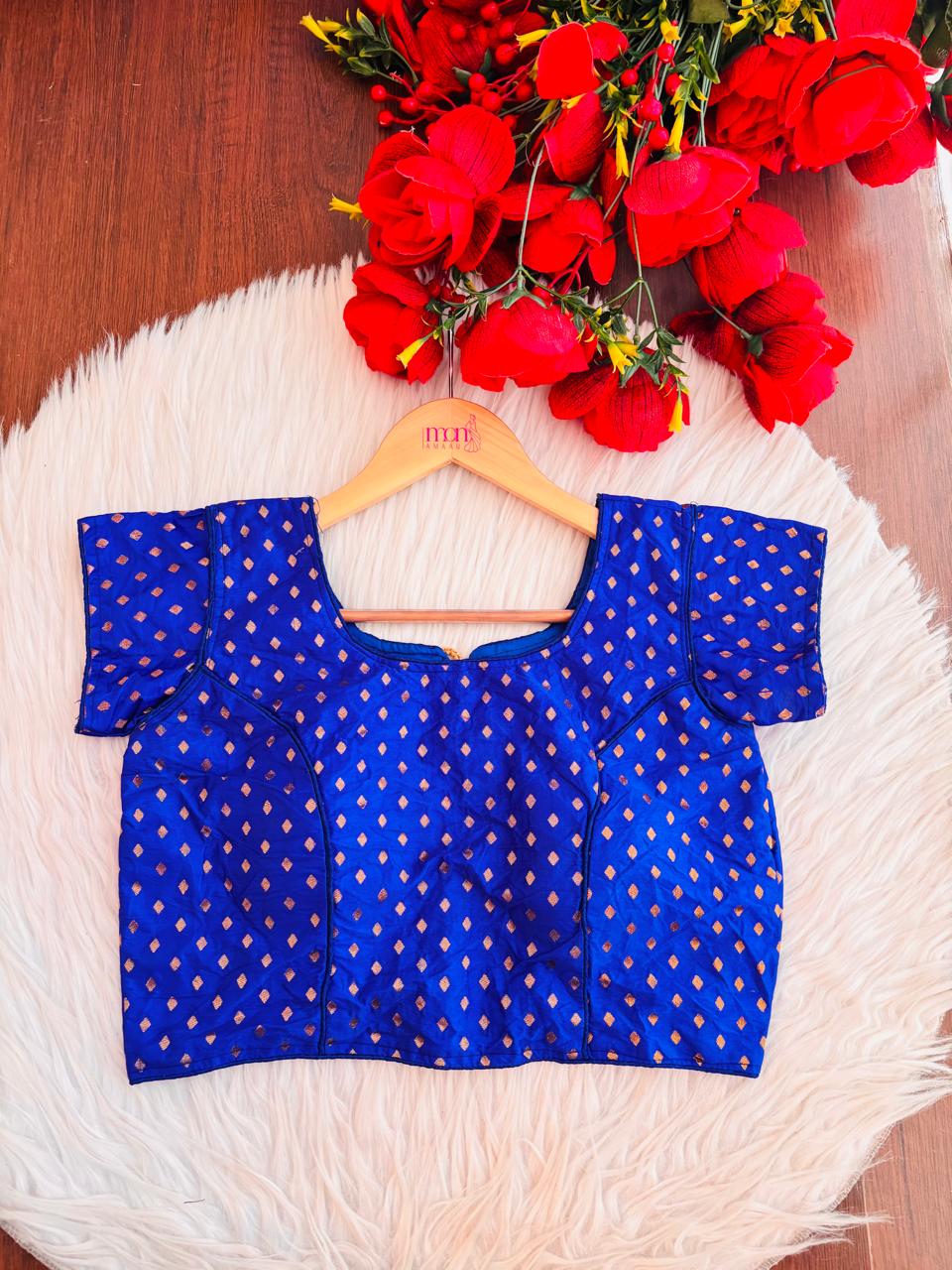 Blue Diva Francy Silk Blouse