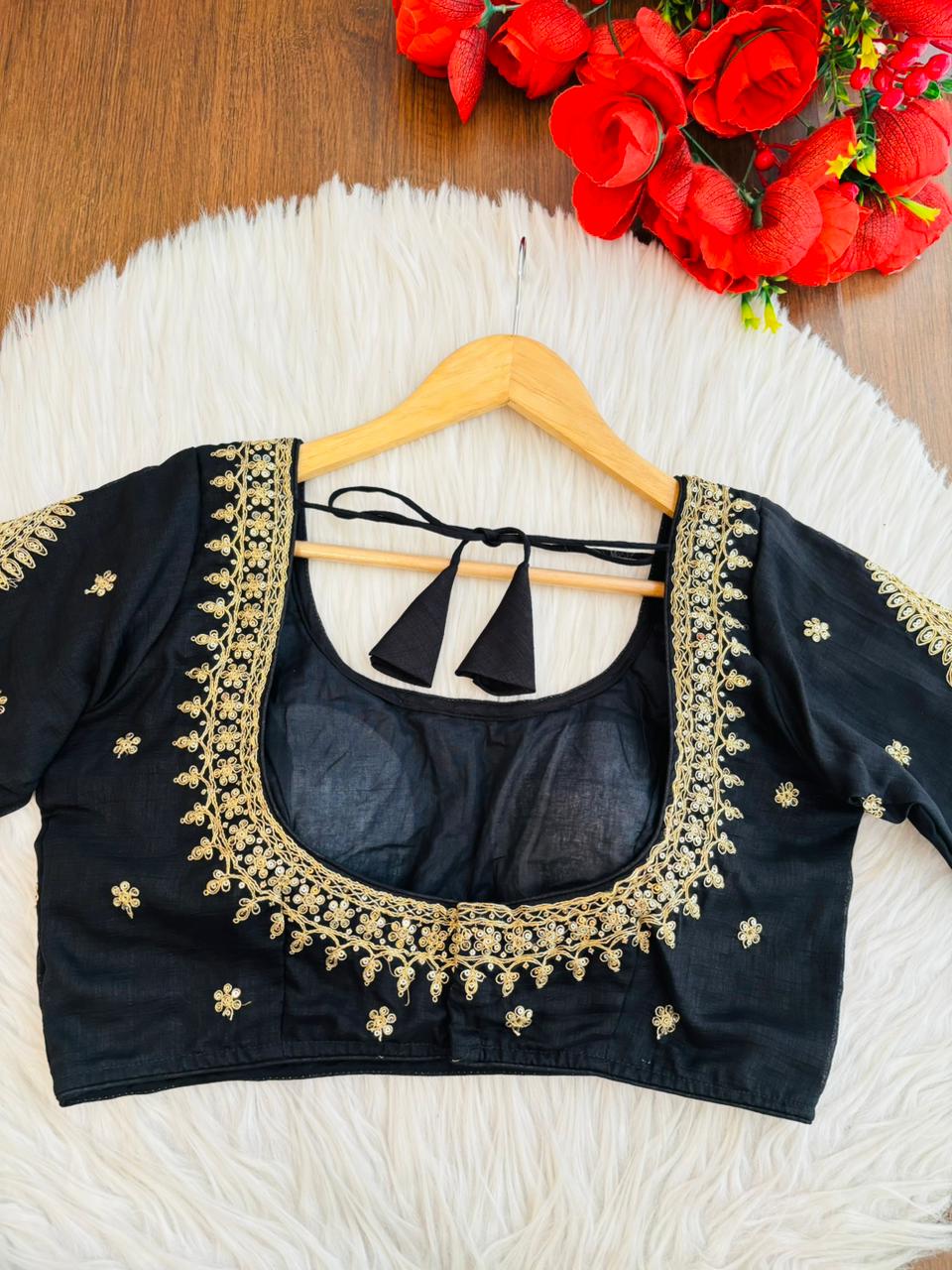 Gold Glitz New Designer Blouse
