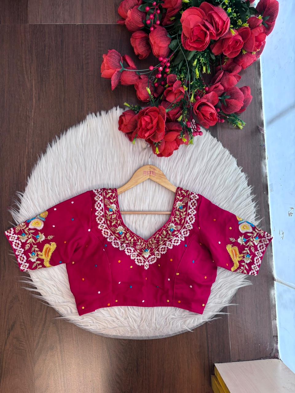 Already Famous-(Vichitra Silk Blouse)