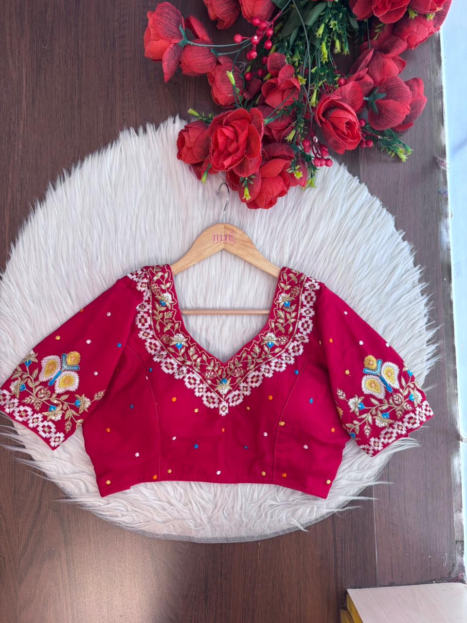 Already Famous-(Vichitra Silk Blouse)
