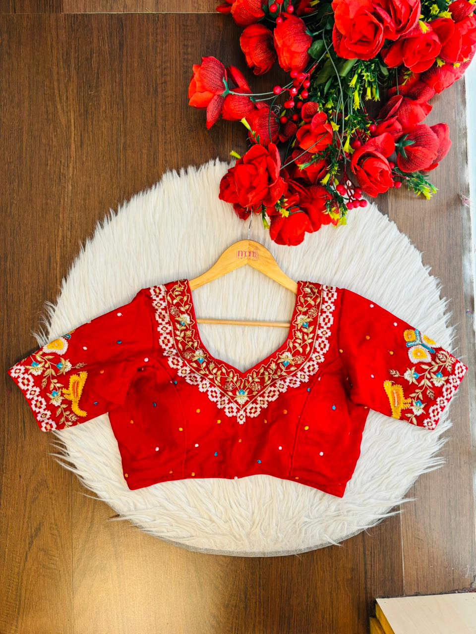 Already Famous-(Vichitra Silk Blouse)