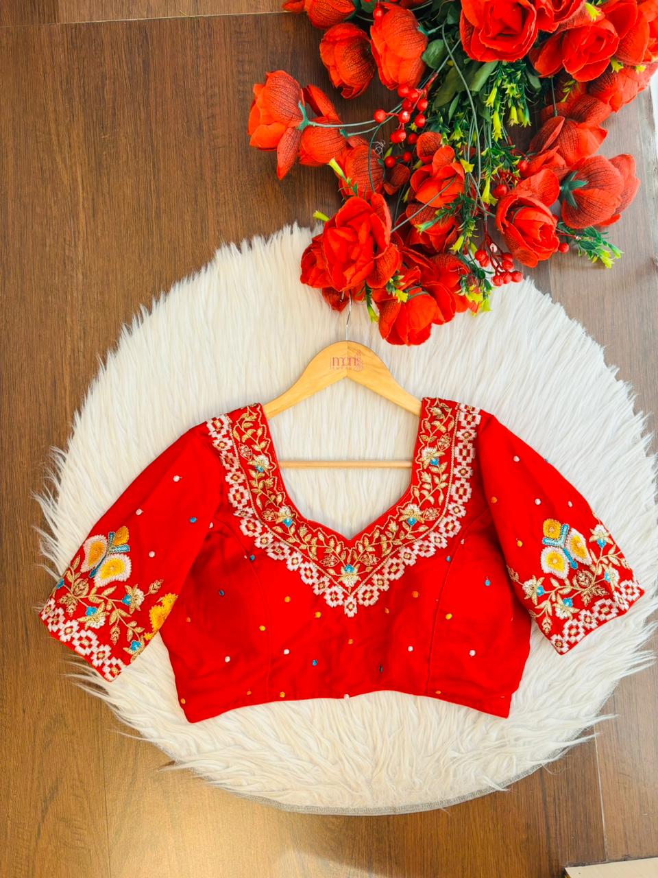 Already Famous-(Vichitra Silk Blouse)