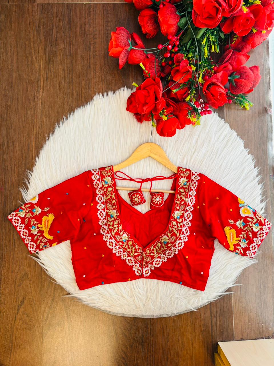 Already Famous-(Vichitra Silk Blouse)