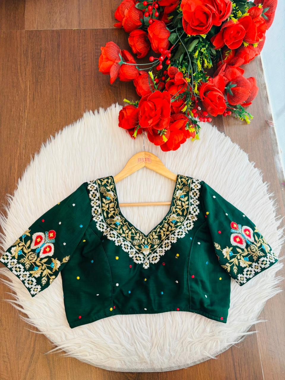 Already Famous-(Vichitra Silk Blouse)