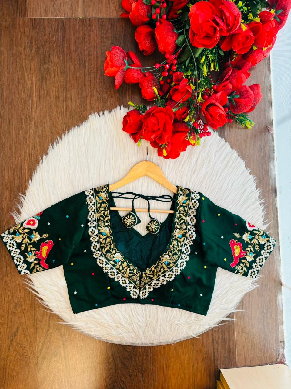 Already Famous-(Vichitra Silk Blouse)