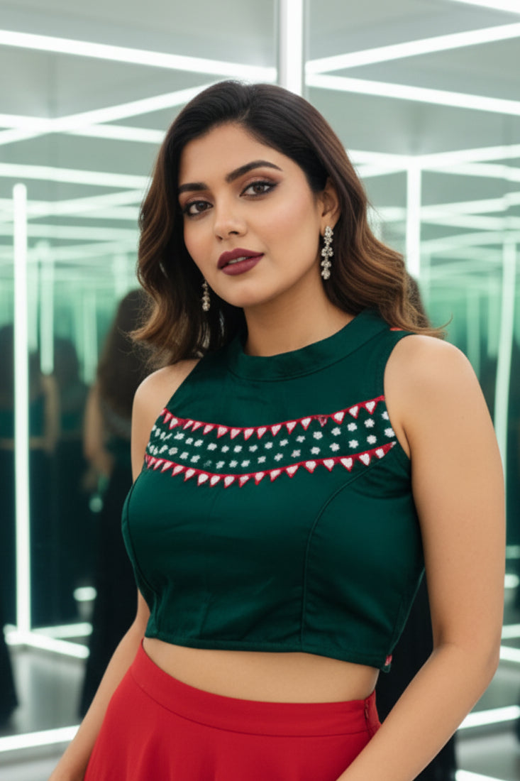 Reflection Speaks -Cotton Silk Blouse