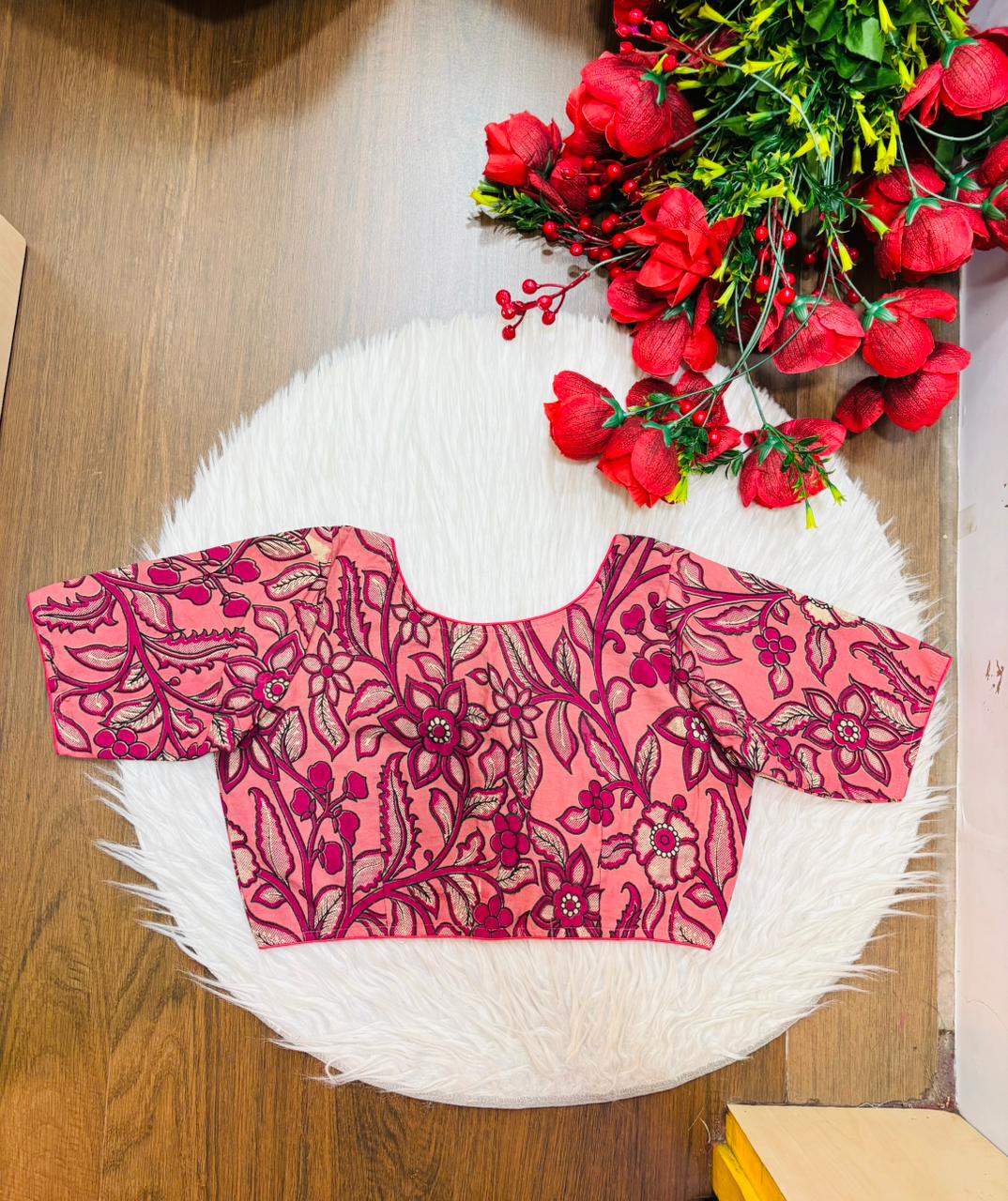 Prakriti Kalamkari Printed Blouse