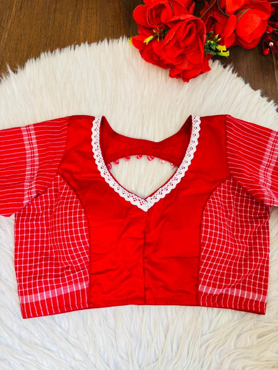 Baha Blossom-Gamcha Designer Blouse