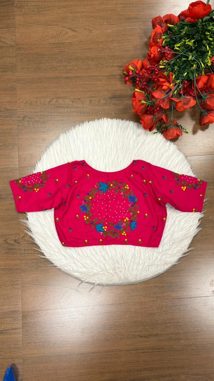 A Bloom To Remember Handwork Blouse