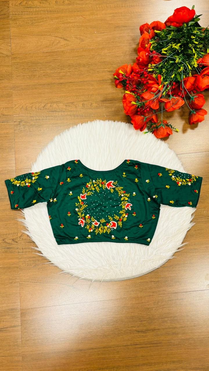 A Bloom To Remember Handwork Blouse