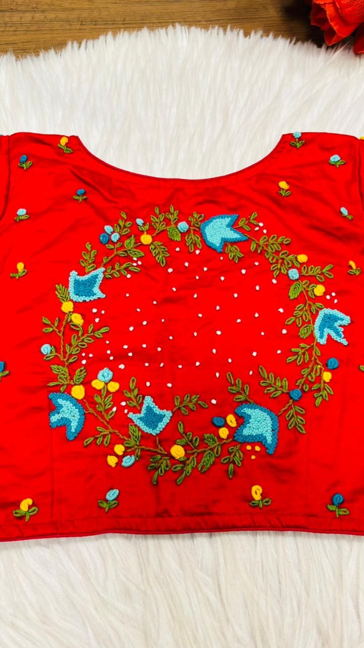 A Bloom To Remember Handwork Blouse