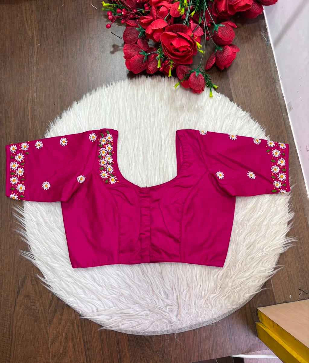 Daisy Garden  Handwork Blouse