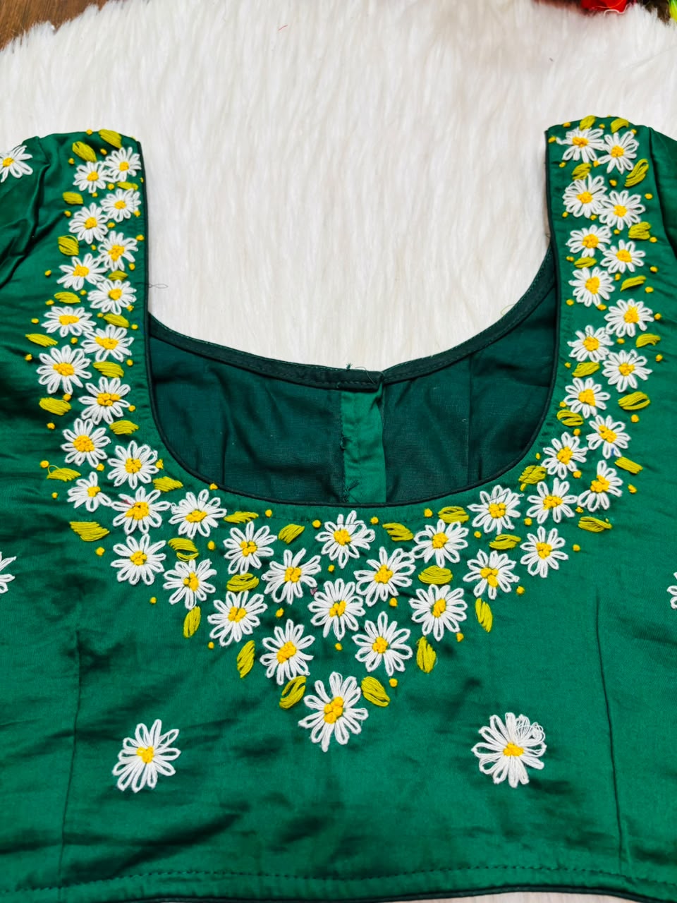 Daisy Garden  Handwork Blouse