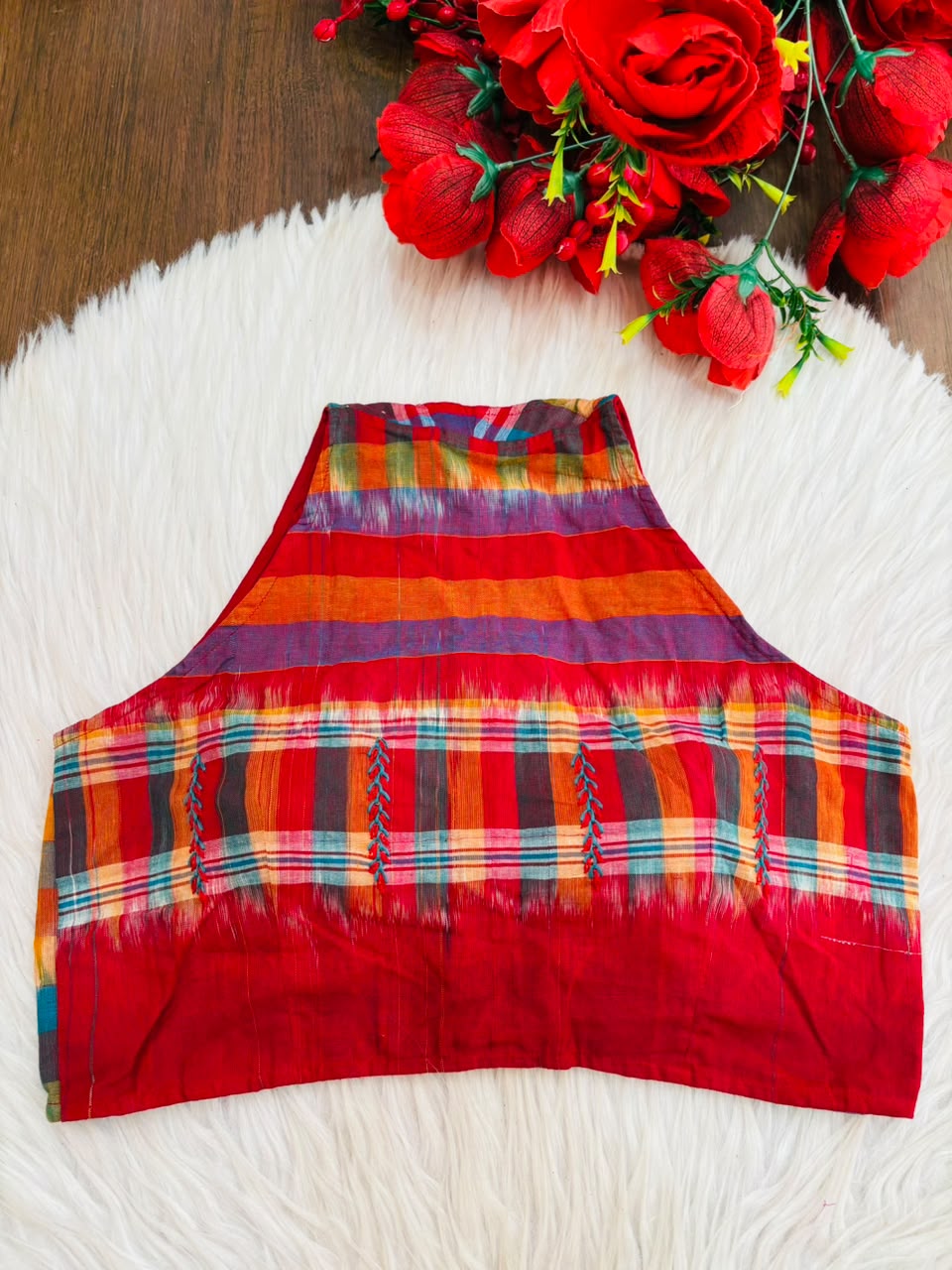 Rainbow Loom Gamcha Blouse