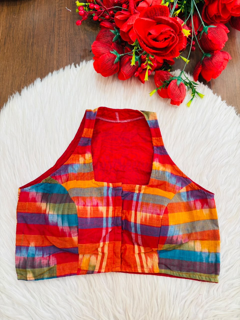 Rainbow Loom Gamcha Blouse
