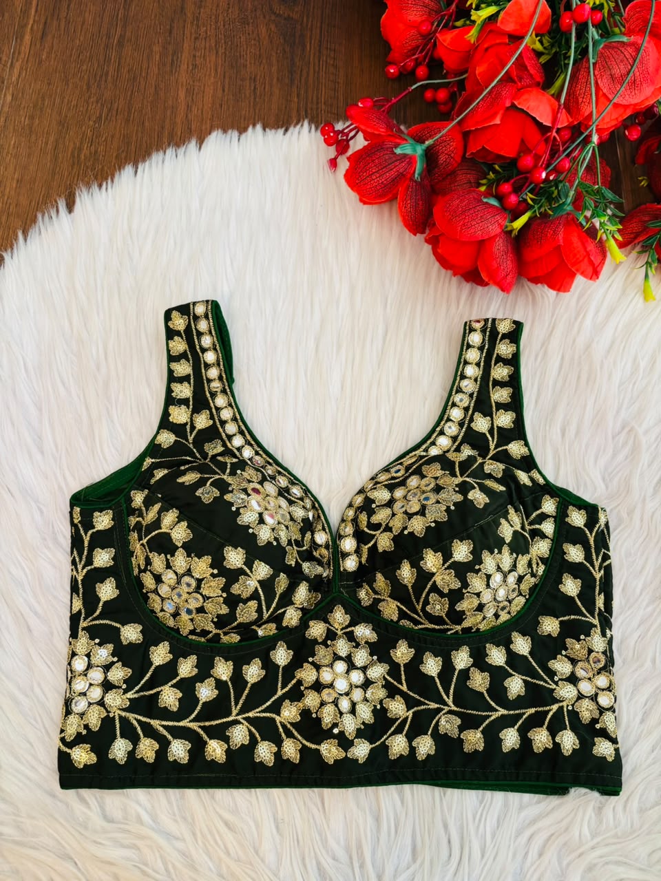 Stardust Royale Rangoli Silk Designer Blouse