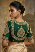 Portrait of Royalty Vichitra Silk Blouse